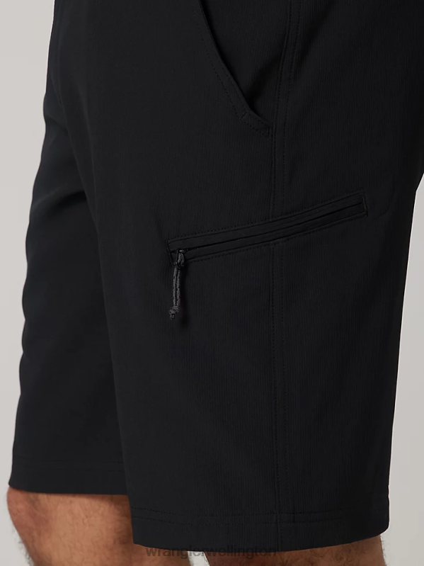 Jet Black Performance Elastic Waist Short Men Clothing Wrangler P2B6R595