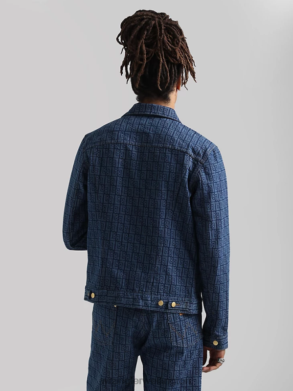 Dark Wash Classic Denim Trucker Jacket Men Clothing Wrangler P2B6R611