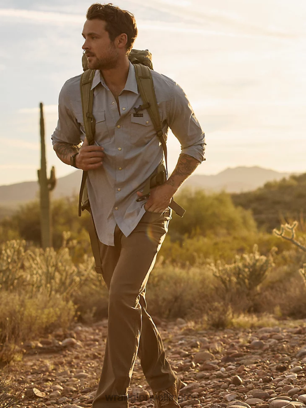 Bering Sea ATG Western Shirt Men Clothing Wrangler P2B6R451