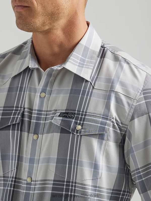 Gunnison River ATG Western Shirt Men Clothing Wrangler P2B6R452