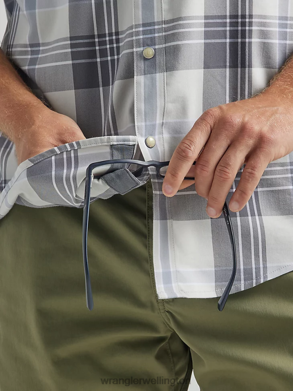 Gunnison River ATG Western Shirt Men Clothing Wrangler P2B6R452