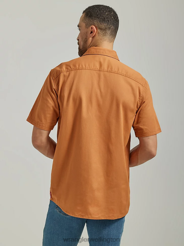 Hazel Epic Soft Flex Twill Shirt Men Clothing Wrangler P2B6R355