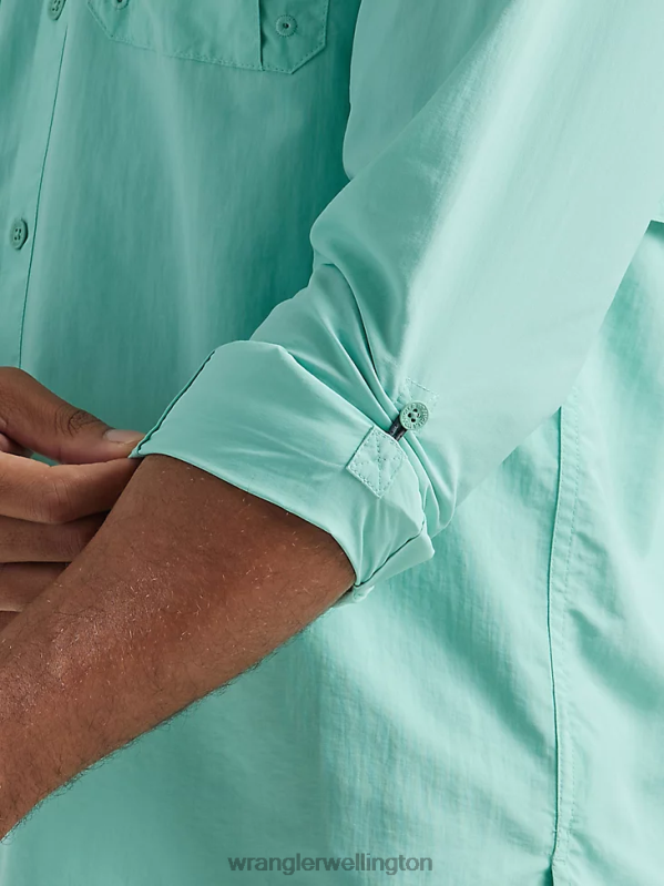 Ocean ATG Angler Long Sleeve Shirt Men Clothing Wrangler P2B6R339