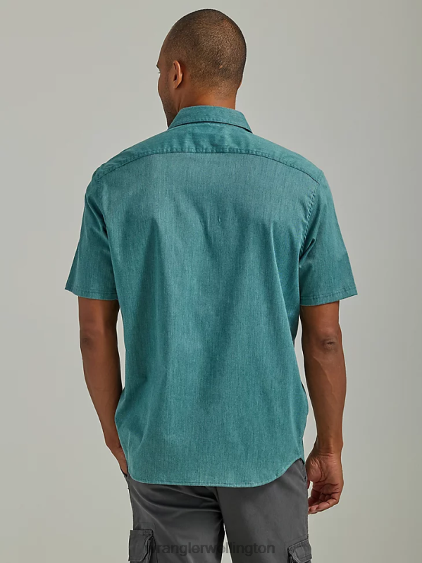 Pacific Epic Soft Flex Twill Shirt Men Clothing Wrangler P2B6R359