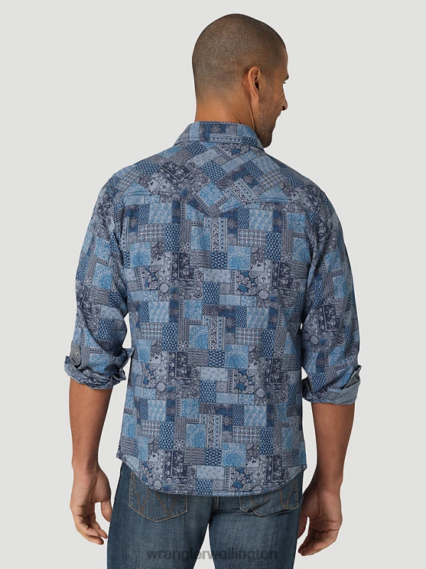 Washed Black Heritage Workshirt Men Clothing Wrangler P2B6R474