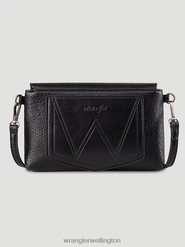 Black Fringe Turquoise Cross Body Women Accessories Wrangler P2B6R909