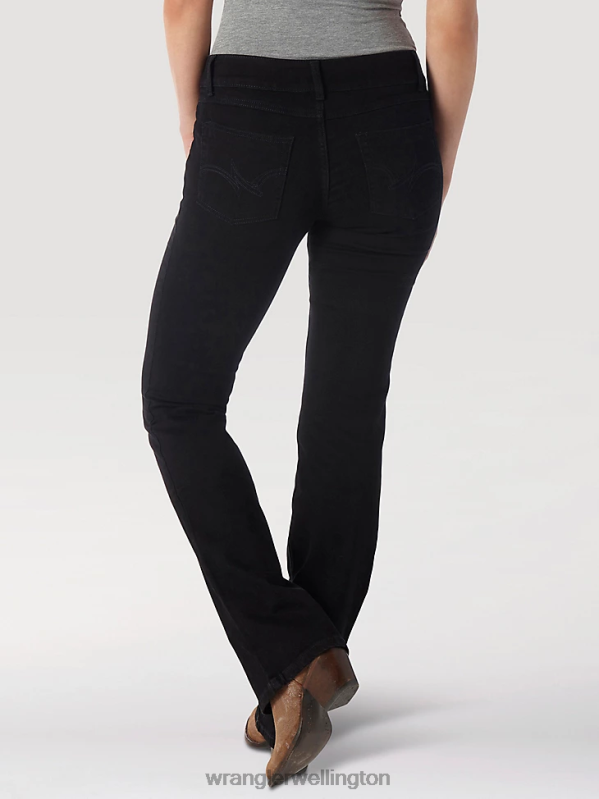 Black Bootcut Jean Women Clothing Wrangler P2B6R782