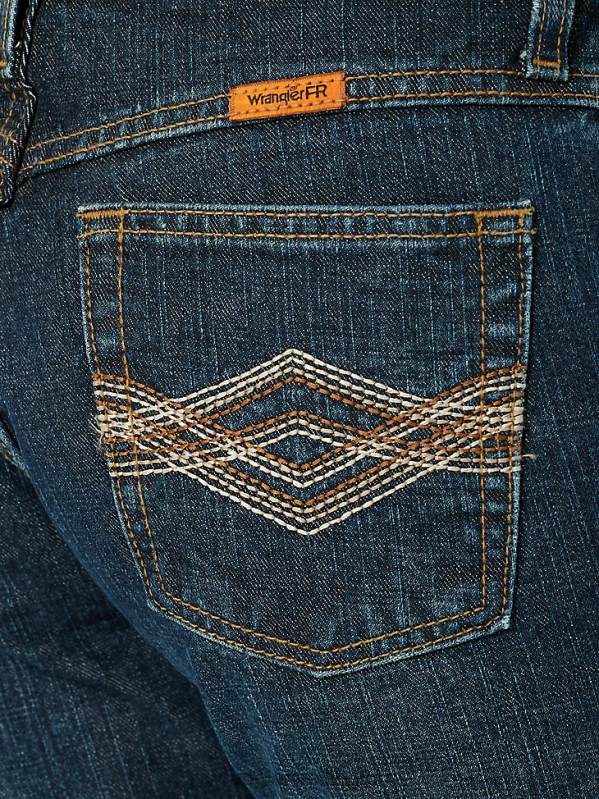 Crosshatch FR Flame Resistant Mid-Rise Bootcut Jean Women Clothing Wrangler P2B6R805