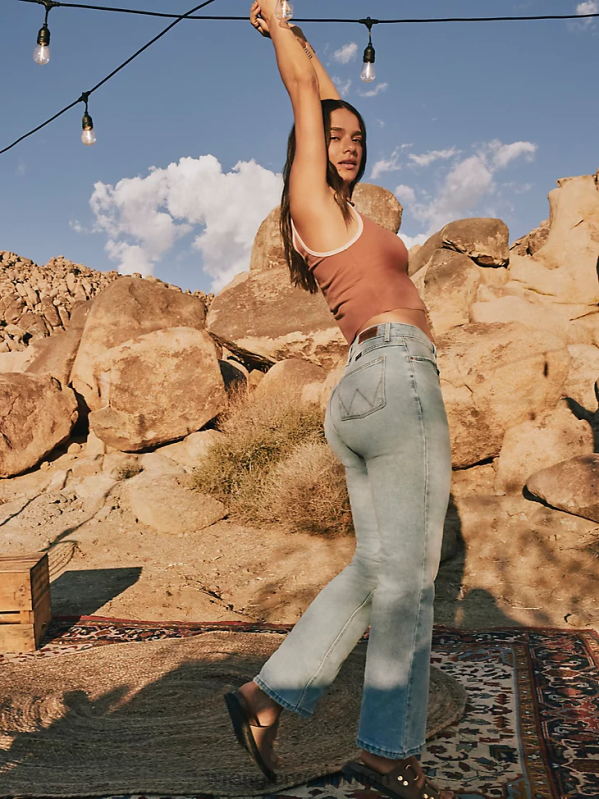 Light Wash High Rise Bold Boot Jean Women Clothing Wrangler P2B6R731