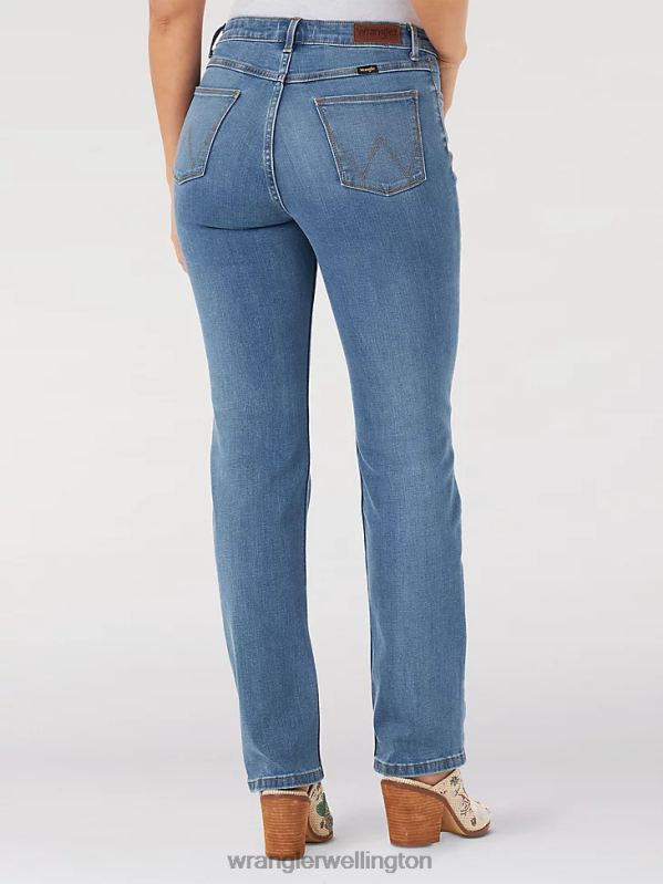 Rocky High Rise True Straight Leg Jean Women Clothing Wrangler P2B6R776