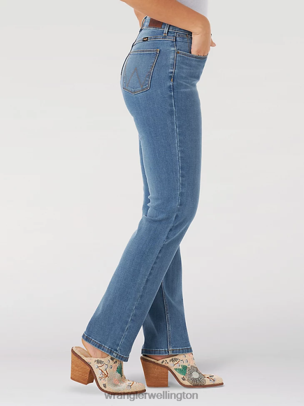 Rocky High Rise True Straight Leg Jean Women Clothing Wrangler P2B6R776