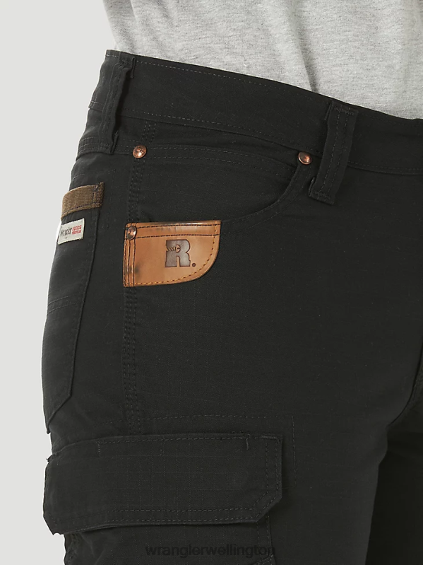 Black RIGGS Workwear Ripstop Ranger Cargo Pant Women Clothing Wrangler P2B6R821