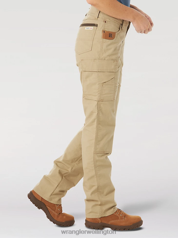 Golden Khaki RIGGS Workwear Ripstop Ranger Cargo Pant Women Clothing Wrangler P2B6R820