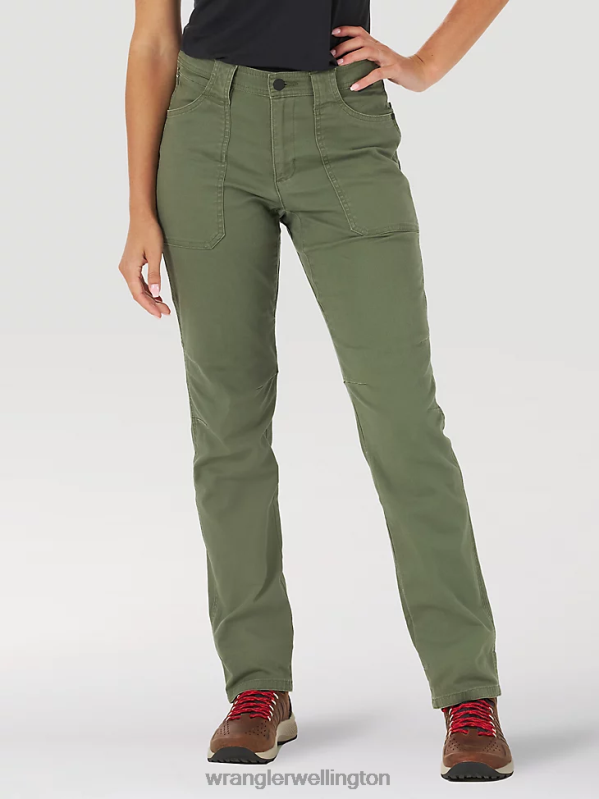 Olive ATG By Canvas Pant Women Clothing Wrangler P2B6R812