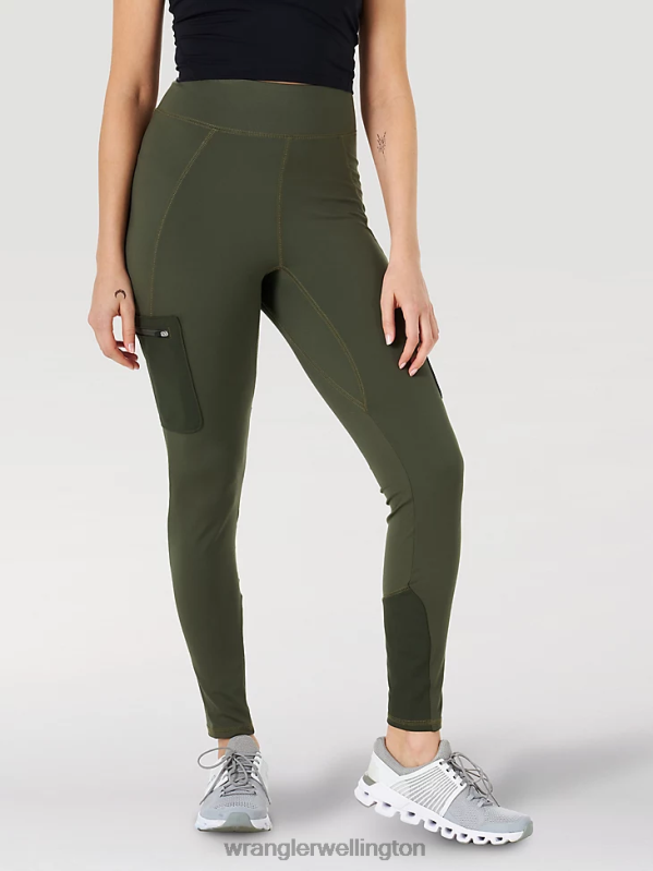Olive ATG by Cargo Leggings Women Clothing Wrangler P2B6R814