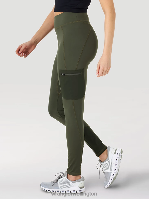 Olive ATG by Cargo Leggings Women Clothing Wrangler P2B6R814