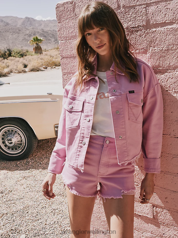 Berry High Rise Vintage Cut-Off Short Women Clothing Wrangler P2B6R835