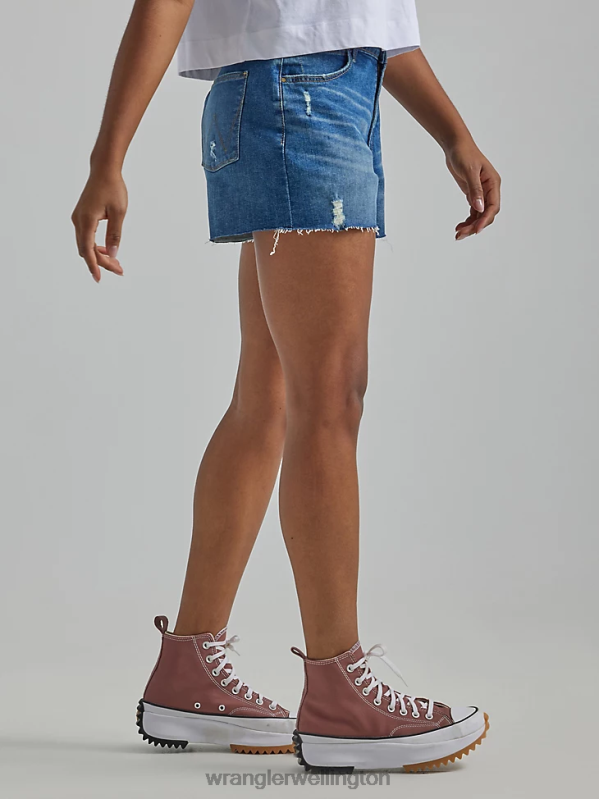 Dirt Road High Rise Vintage Cut-Off Short Women Clothing Wrangler P2B6R836