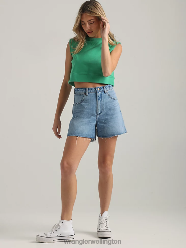 Lost Control High Rise A-line Cut-Off Short Women Clothing Wrangler P2B6R843