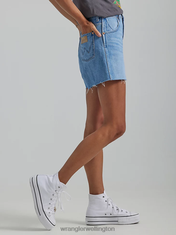 Lost Control High Rise A-line Cut-Off Short Women Clothing Wrangler P2B6R843