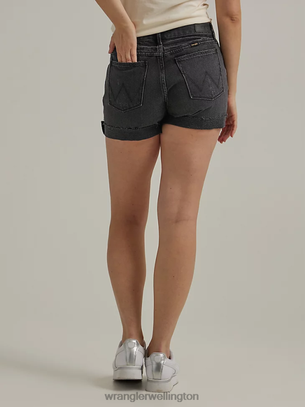 Moonlight Destructed Denim Roll Short Women Clothing Wrangler P2B6R850