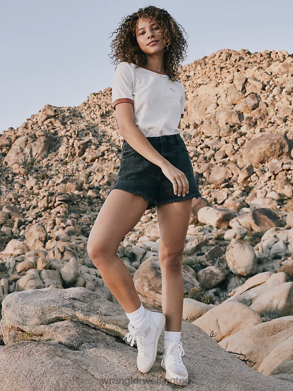 Moonlight High Rise Vintage Cut-Off Short Women Clothing Wrangler P2B6R834