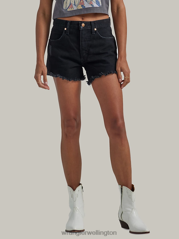 Shadow Black Reworked Short Women Clothing Wrangler P2B6R824