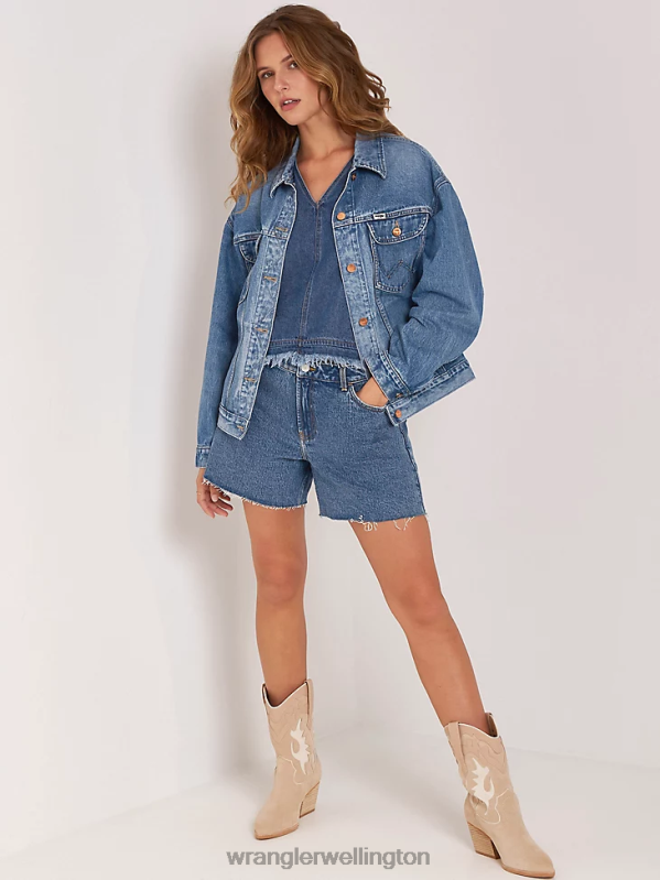 Topaz High Rise Mid Thigh Short Women Clothing Wrangler P2B6R827