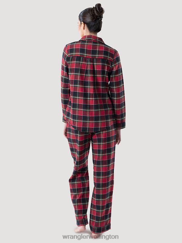 Red Merry Plaid Sleep Set Women Clothing Wrangler P2B6R928