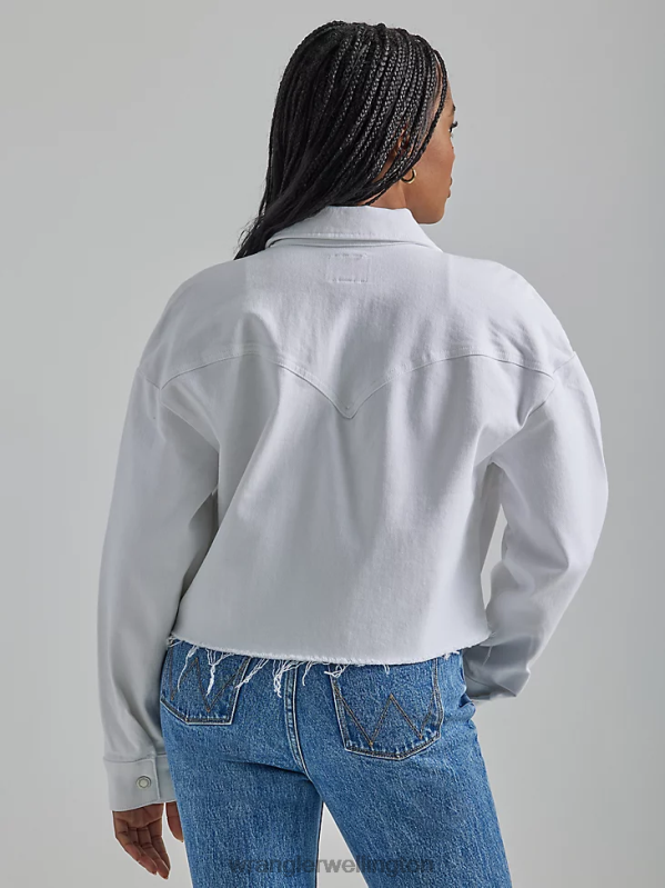 Celestial Western Crop Shacket Women Clothing Wrangler P2B6R858