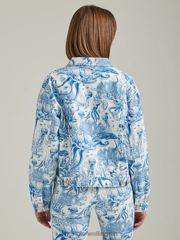 Icy Shade Western Crop Shacket Women Clothing Wrangler P2B6R856