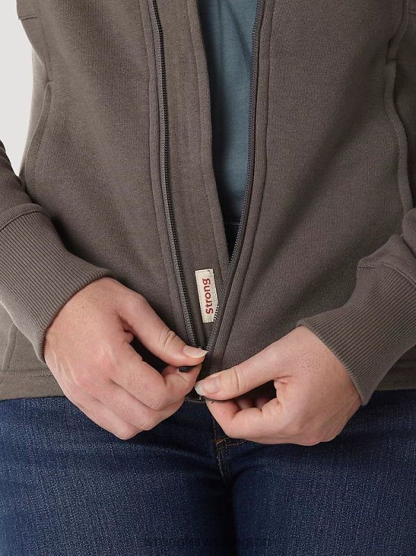 Charcoal RIGGS Workwear Work Jacket Women Clothing Wrangler P2B6R868