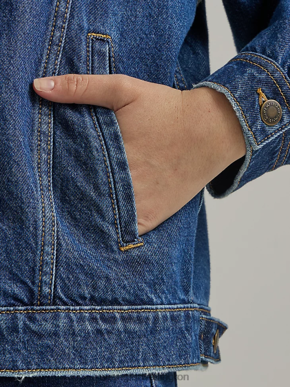 Daffodil Girlfriend Denim Jacket Women Clothing Wrangler P2B6R855