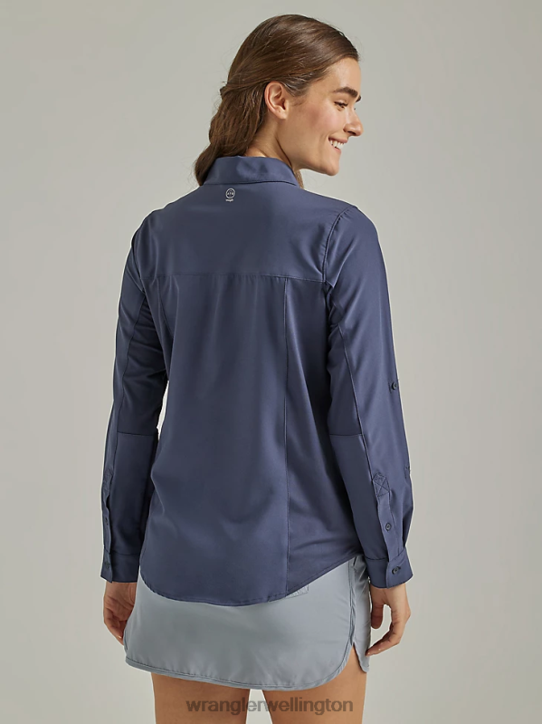 Blue Nights ATG By Trail Shirt Women Clothing Wrangler P2B6R887
