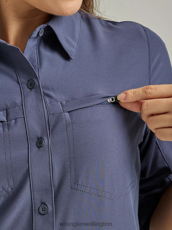 Blue Nights ATG By Trail Shirt Women Clothing Wrangler P2B6R887