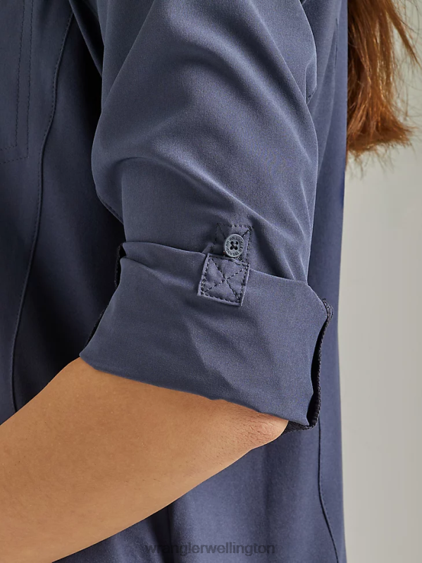 Blue Nights ATG By Trail Shirt Women Clothing Wrangler P2B6R887