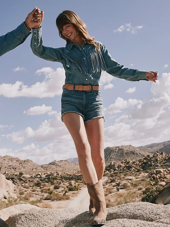 Red Retro Americana Bandana Western Snap Shirt Women Clothing Wrangler P2B6R882