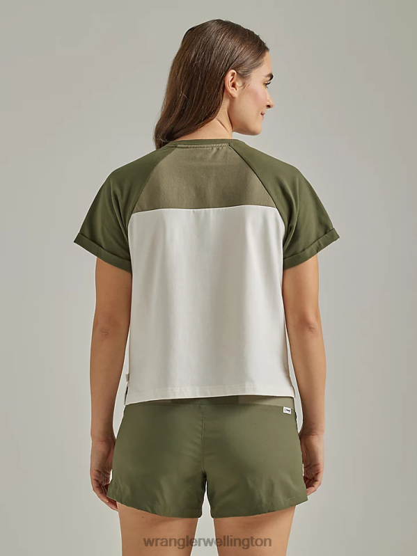 Dusty Olive ATG By Compass Tee Women Clothing Wrangler P2B6R904
