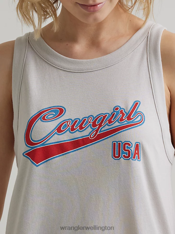 Marshmallow Classic Ringer Tee Women Clothing Wrangler P2B6R871