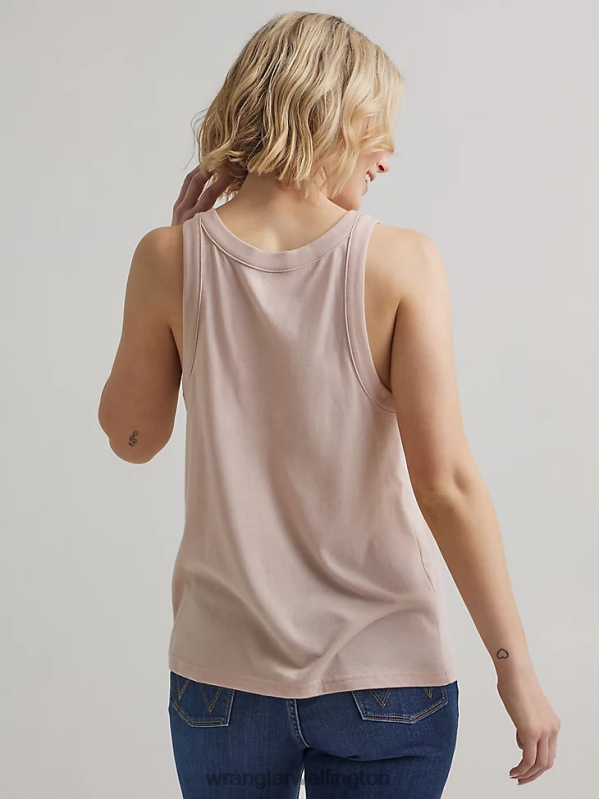 Marshmallow Classic Ringer Tee Women Clothing Wrangler P2B6R871