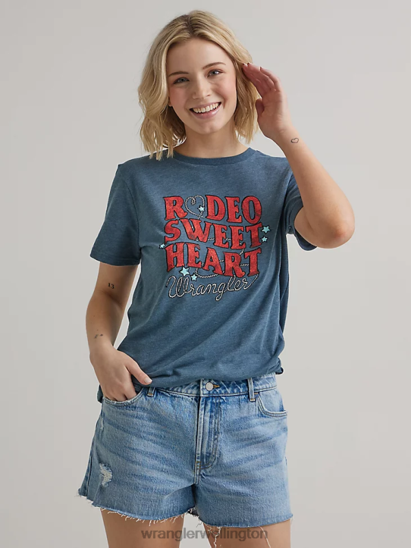 Marshmallow Classic Ringer Tee Women Clothing Wrangler P2B6R871