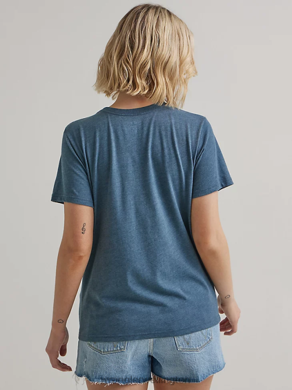 Marshmallow Classic Ringer Tee Women Clothing Wrangler P2B6R871