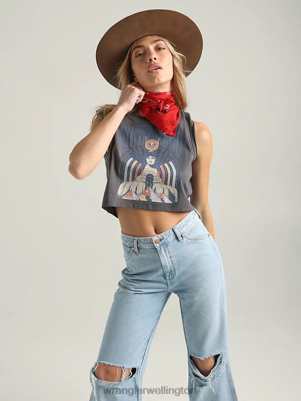 Marshmallow Classic Ringer Tee Women Clothing Wrangler P2B6R871