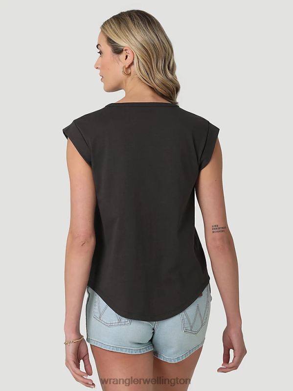 Marshmallow Classic Ringer Tee Women Clothing Wrangler P2B6R871