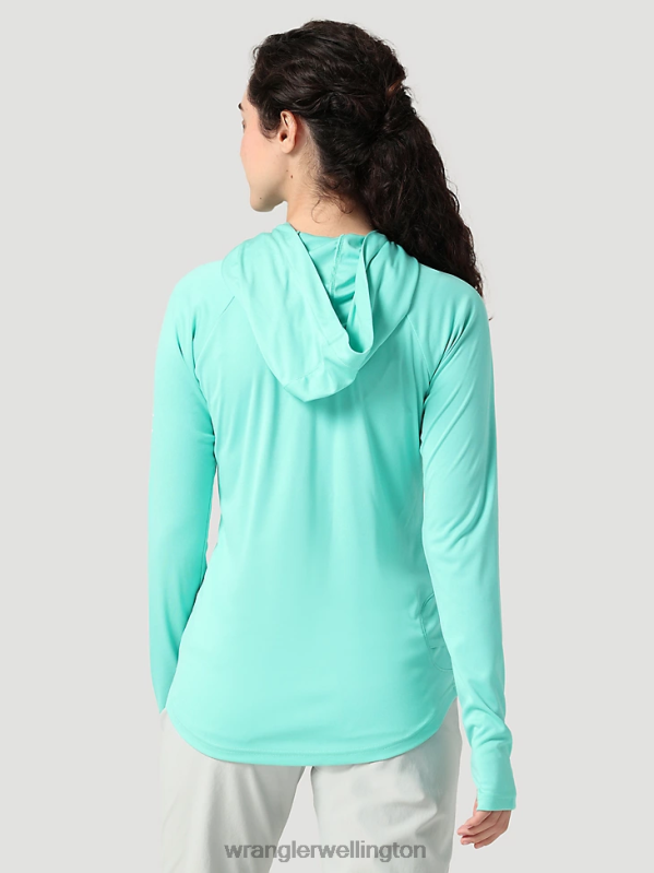 Turquoise ATG By Hooded Sun Tee Women Clothing Wrangler P2B6R901