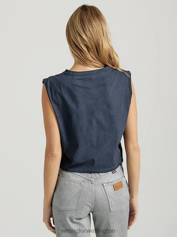 White One Shoulder Cami Women Clothing Wrangler P2B6R873